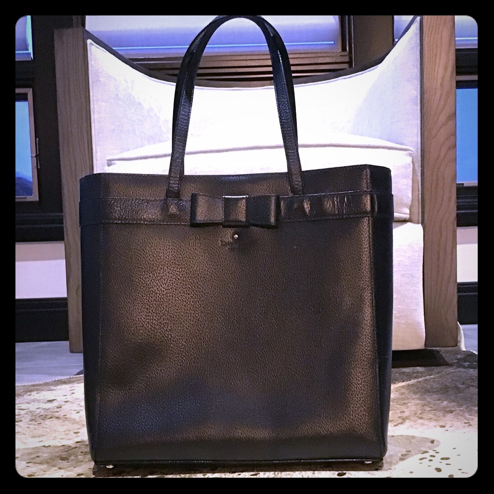 Kate Spade ♠️ Kirk Park Britain black on black - Picture 2 of 8